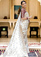 White Art Silk Sarees soft and lightweight fabric
