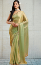 Embellished Beads And Stones Chanderi Saree
