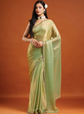 Embellished Beads And Stones Chanderi Saree