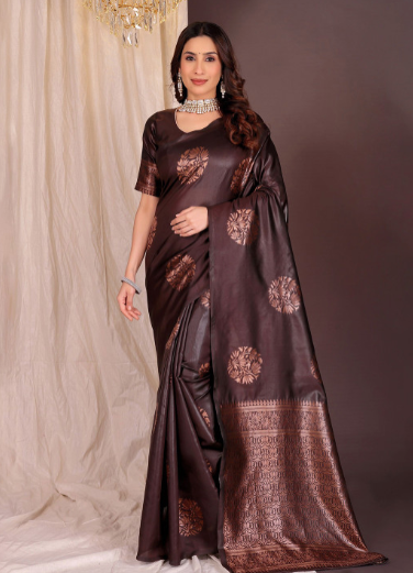 Woven Design Zari Banarasi Saree