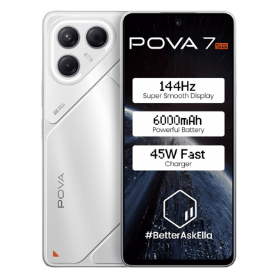 Tecno Pova 7 5G débloqué (Vert Oasis, 128 Go) (8 Go de RAM) 