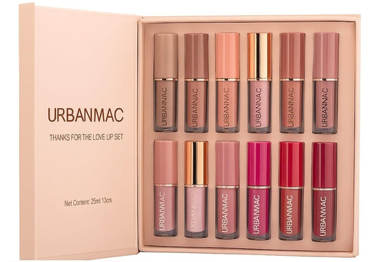 3 X URBANMAC Liquide matte Lipstick 12Pcs Set waterproof long lasting