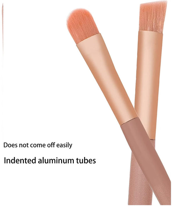 5 X URBANMAC Makeup Brush Set 8PCS Mini With Storage (Dark_peach)