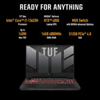ASUS TUF Gaming F15 13th Gen, Intel Core i7 16GB RAM/512GB SSD Windows 11