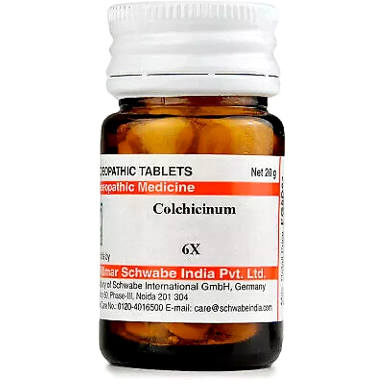 5 X Willmar Schwabe India Colchicinum 6X (20g) LONG EXPIRY |