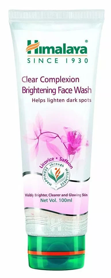 4 x Himalaya Herbals Clear Complexion Bright Face Wash, Pomegranate 100 ml