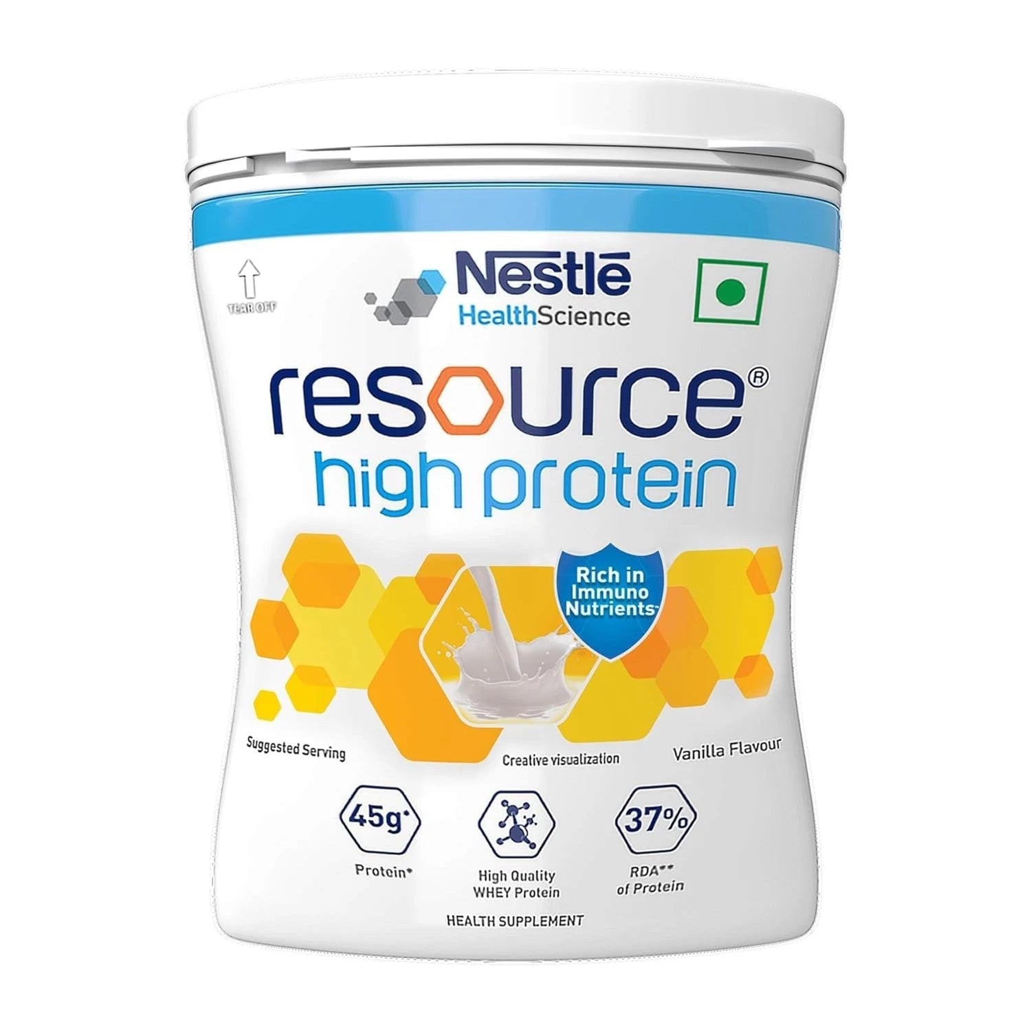 4 X Nestle Health Science, Resource High Protein - 400 g Vanilla Flavour