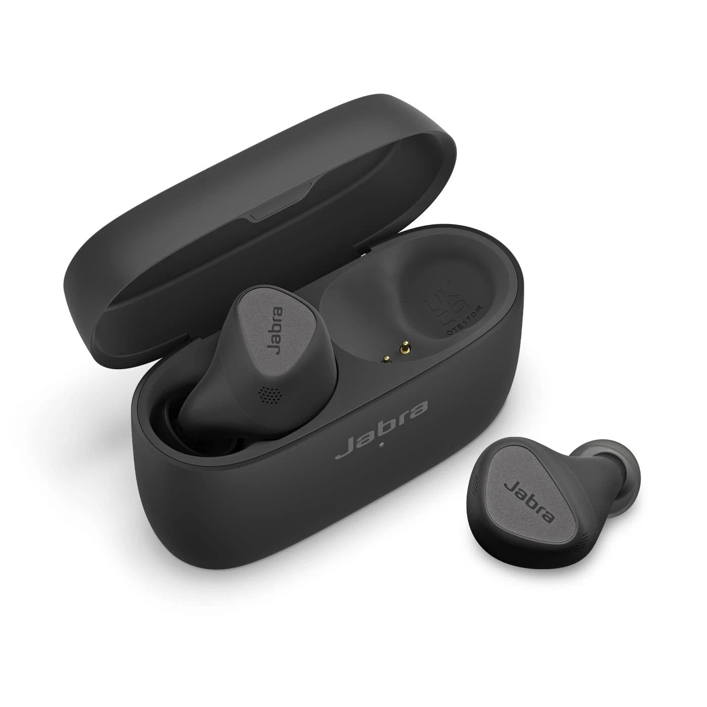 Open Box Jabra Elite 5 True Wireless in Ear Bluetooth Earbuds with ANC- Titanium Black