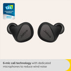 Jabra Elite 5 True Wireless in Ear Bluetooth Earbuds with ANC- Titanium Black