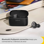 Jabra Elite 5 True Wireless in Ear Bluetooth Earbuds with ANC- Titanium Black
